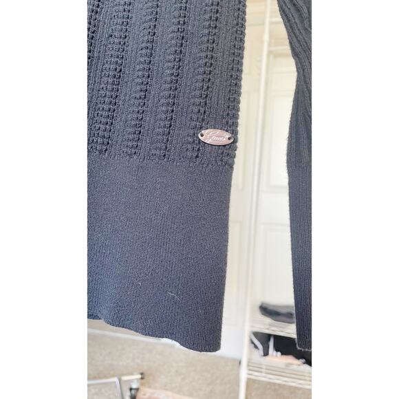 Guess Textured Knit Long Sleeve Thermo Top Size XL - Picture 6 of 9